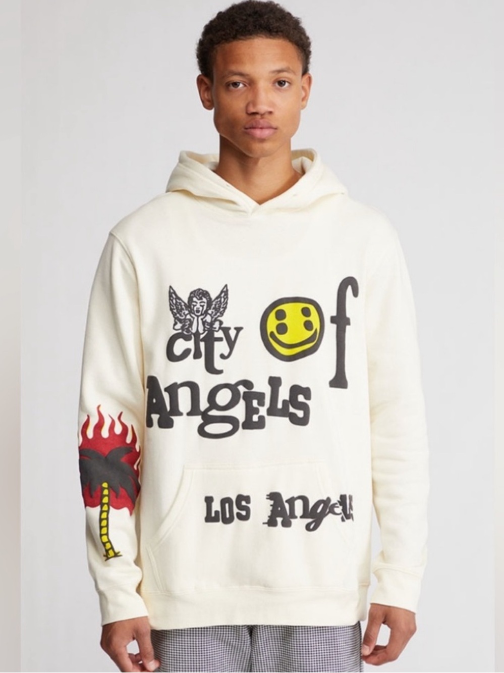 PacSun City of Angels hooded graphic sweatshirt in size L.